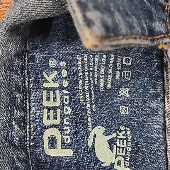 Peek denim jacket girls size Medium - Picture 3 of 5